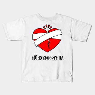 Pray for Turkiye and Syria earthquake Kids T-Shirt